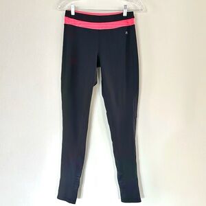 Kyodan Y2K Black Pink Low Rise Yoga Leggings Size P/S